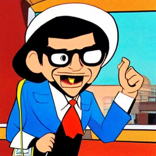 Héctor Lavoe is a cartoon by Hanna Barbera