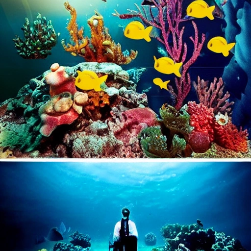 alone under the sea whit no animals