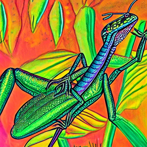 Mantis lizard dmt