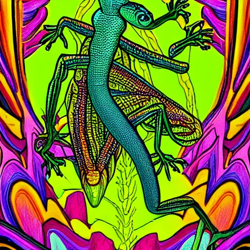 Mantis lizard dmt