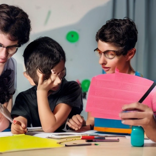 Una imagen que relacione los entornos personales de aprendizaje con las organizaciones que aprenden a través de la cultura de aprendizaje, 3D en el que no aparezcan personas sino simbología