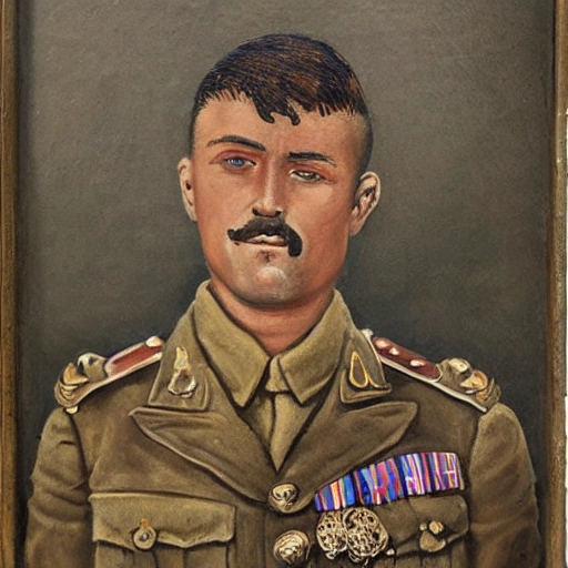 Retrato de gesta del glorios en la segunda guerra mundial
