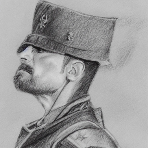 Soldado Ser Ketos, Pencil Sketch