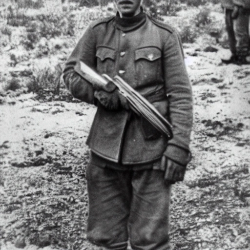 Soldado con un cuchillo segunda guerra mundial 