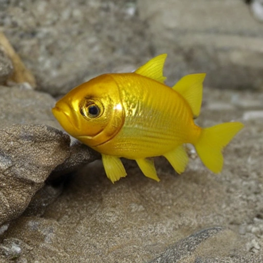 Primer plano de una piedra dorada brillante que representa el Tunjo de Oro.