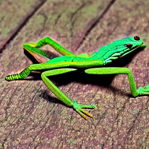 Mantis lizard dmt smiling