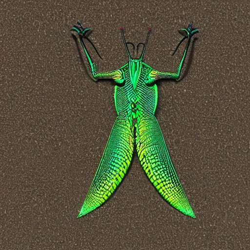 Smiling grasshopper lizard fractal