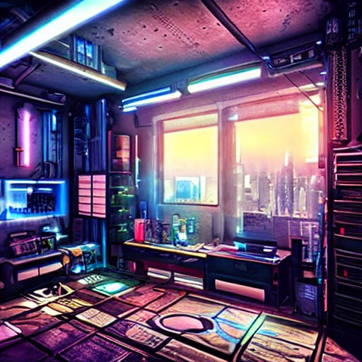 Cyberpunk home
 