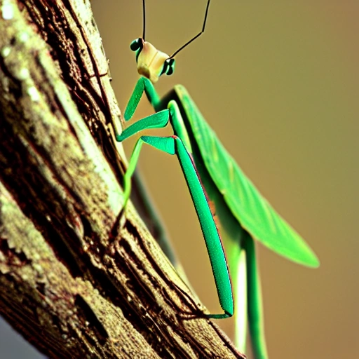 Smiling mantis