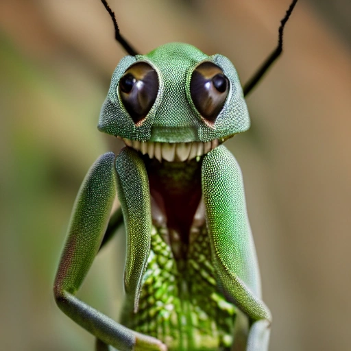  mantis reptilian smiling