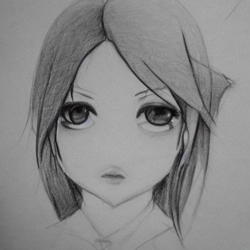 , Pencil Sketch Hada