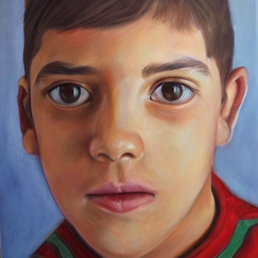 Retrato realista de joven hada