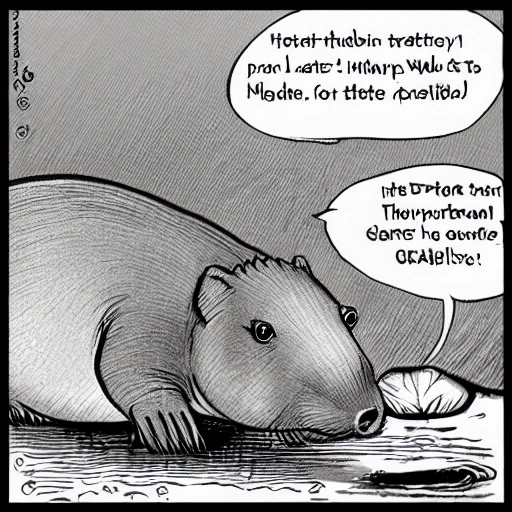 dinosaur capybara, , Cartoon