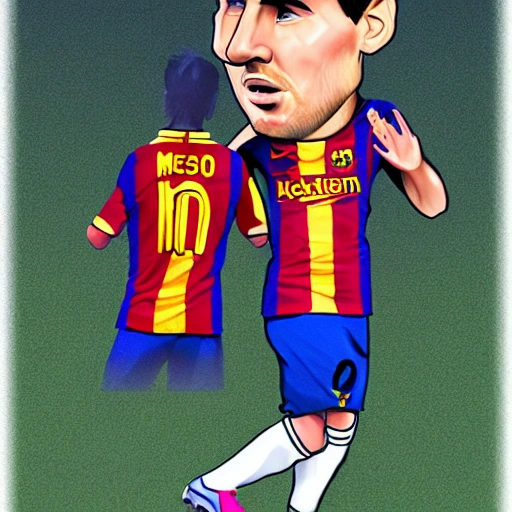 messi , Cartoon