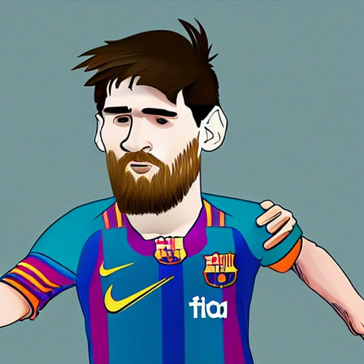 messi , Cartoon