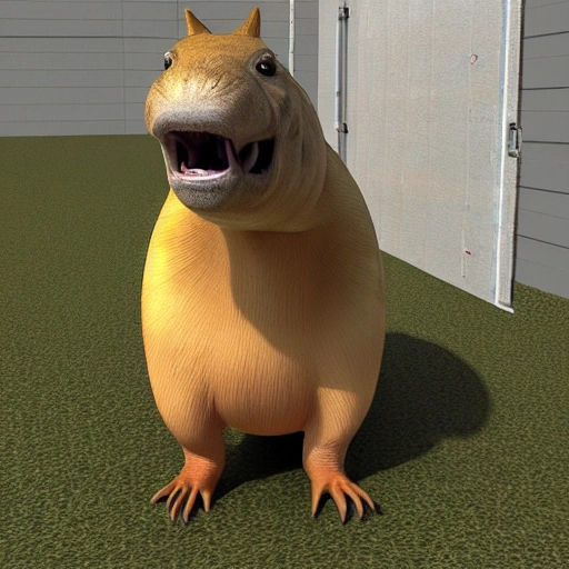 dinosaur capybara
, 3D