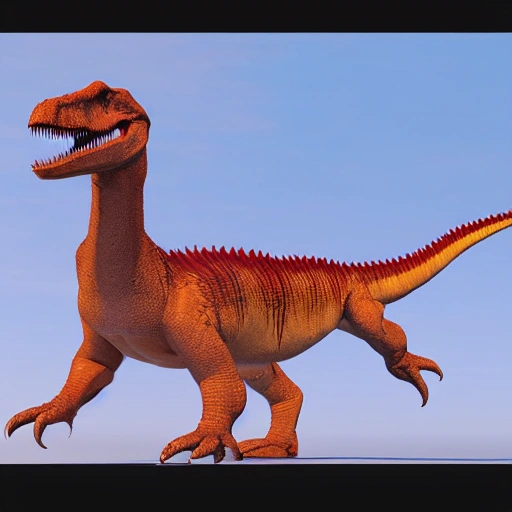 carpincho dinosaurio, 3D