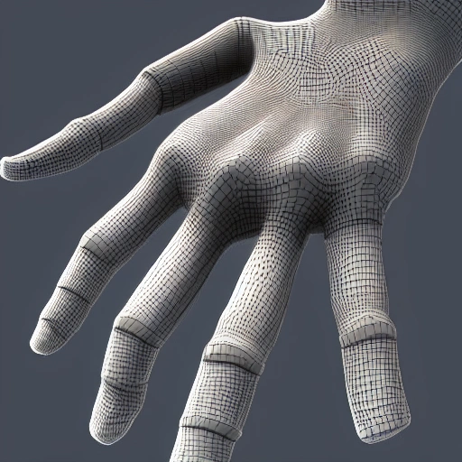 human hand 3d