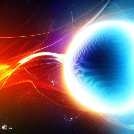 ultra wide quantum wallpaper, 3D