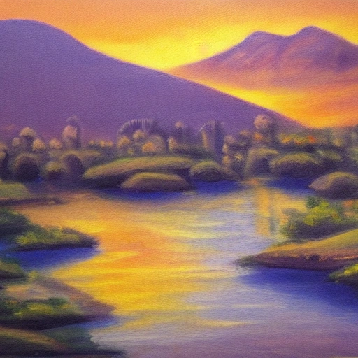 nile river , Oil Painting