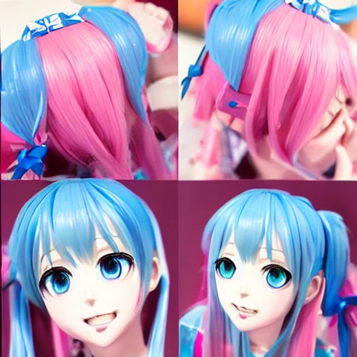 realistic nakano miku from The Quintessential Quintuplets, Ulzzang-6500, vae-ft-mse-840000