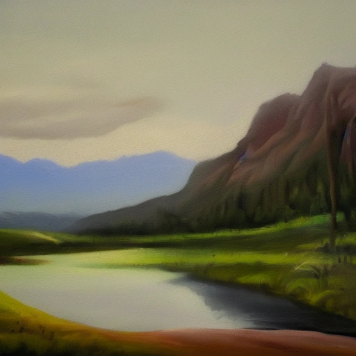  paisaje, Oil Painting