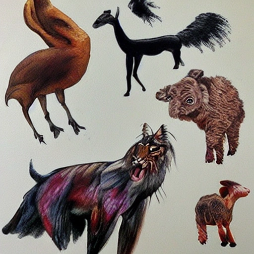 animales para pintar
