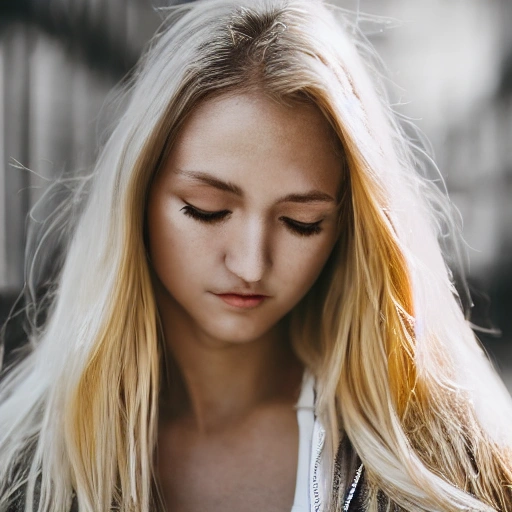 Blonde woman, photography, depth of field f2.8 3.5, 25mm lens, 8k, ultra-realistic --v 4 --q 2 --v 4 --s 750 --uplight
