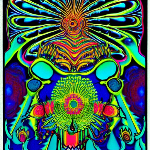 Premium Photo  Ayahuasca experience spiritual psychedelic hallucinations  surreal illustration generative ai