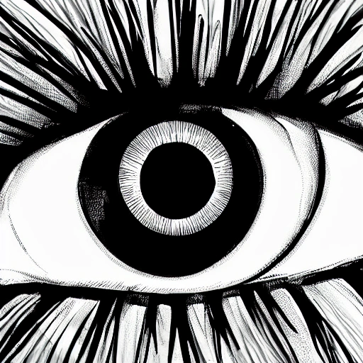 eye illustration ron donovan style