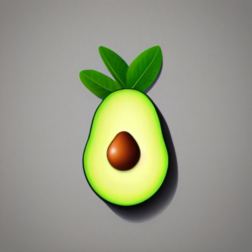 Logo vectorial , aguacate, 3d, Moderno, 