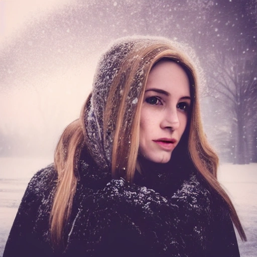 professional portrait photograph of a gorgeous Norwegian girl in winter clothing with long wavy blonde hair, sultry flirty look, (freckles), gorgeous symmetrical face, cute natural makeup, ((standing outside in snowy city street)), stunning modern urban environment, ultra realistic, concept art, elegant, highly detailed, intricate, sharp focus, depth of field, f/1.8, 85mm, medium shot, mid shot, (((professionally color graded))), bright soft diffused light, (volumetric fog), trending on instagram, hdr 4k, 8k, erotic