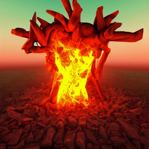 el infierno crsitiano, 3D, Trippy