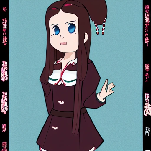 Generate a Nezuko in doggy style