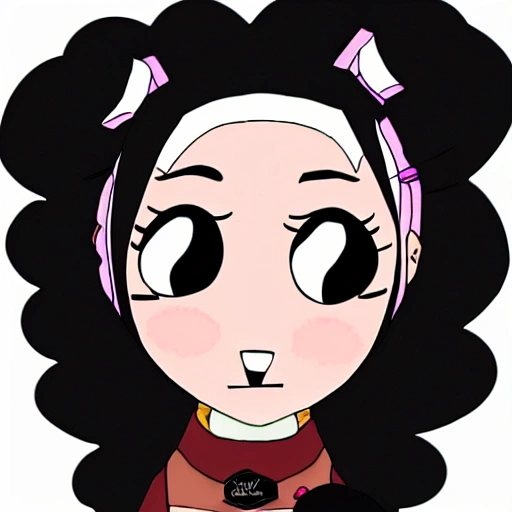 Generate a Nezuko in doggy style,  Cartoon