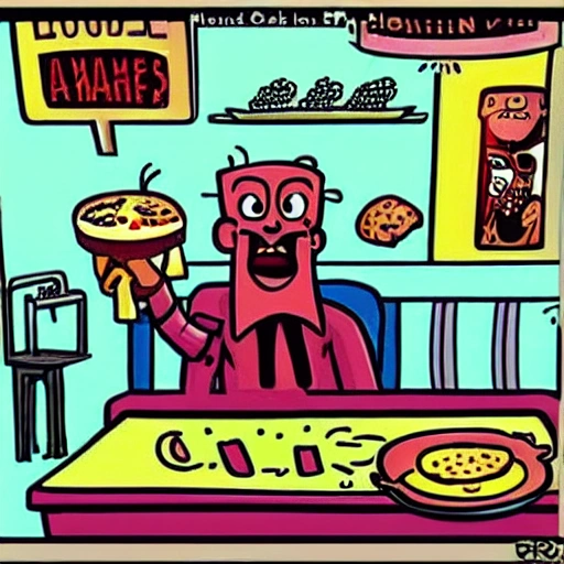 love to eat, but lifeless, Cartoon, Trippy