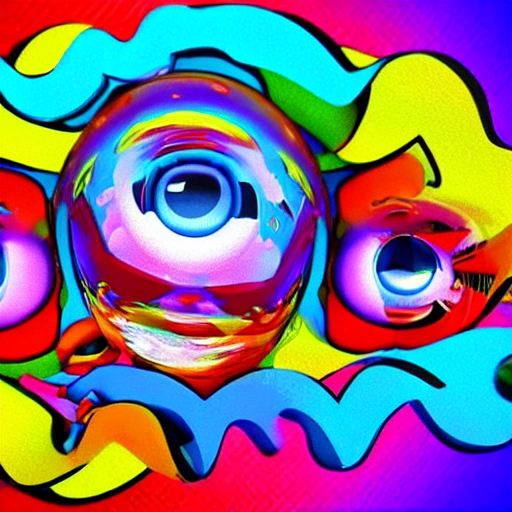 FOTOS, Cartoon, 3D, Trippy, Cartoon