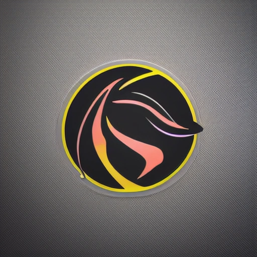 Logo for a high-tech community named Darklight, elegant, logo design, phoenix