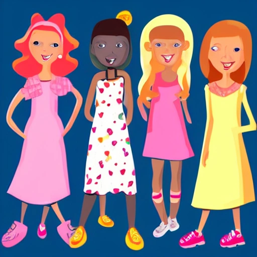 girls, Cartoon