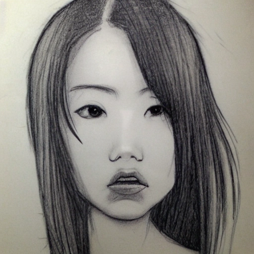 , Pencil Sketch，sex，girl，Japan