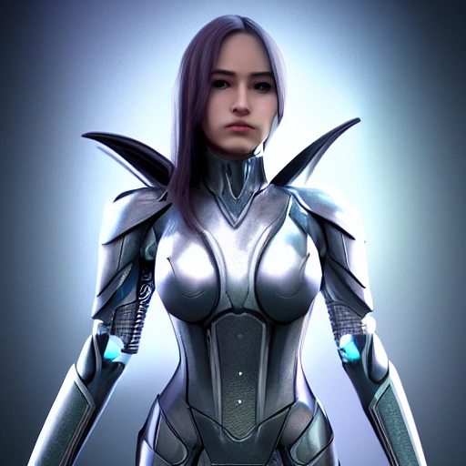 A beautiful girl wearing armor, a beautiful girl with a complete avatar, full body, frontal photo, beautiful face, blue eyes, double -eyed, big chest, long legs, long legs, muscles, fragmented armor, silver locks Firststyle by William Adolphe Bouguereau, full lips, 8k, HDR, ultra realistic, space warrior, epic, dark fantasy. Unreal Engine, Cinematic, Color Grading, portrait Photography, Shot on 50mm lens, Ultra-Wide Angle, Depth of Field, hyper-detailed, beautifully color-coded, insane details, intricate details, beautifully color graded, Unreal Engine, Cinematic, Color Grading, Editorial Photography, Photography, Photoshoot, Shot on 70mm lens, Depth of Field, DOF, Tilt Blur, Shutter Speed 1/1000, F/22, White Balance, 32k, Super-Resolution, Megapixel, ProPhoto RGB, VR, Lonely, Good, Massive, Halfrear Lighting, Backlight, Natural Lighting, Incandescent, Optical Fiber, Moody Lighting, Cinematic Lighting, Studio Lighting, Soft Lighting, Volumetric, Contre-Jour, Beautiful Lighting, Accent Lighting, Global Illumination, Screen Space Global Illumination, Ray Tracing Global Illumination, Optics, Scattering, Glowing, Shadows, Rough, Shimmering, Ray Tracing Reflections, Lumen Reflections, Screen Space Reflections, Diffraction Grading, Chromatic Aberration, GB Displacement, Scan Lines, Ray Traced, Ray Tracing Ambient Occlusion, Anti-Aliasing, FKAA, TXAA, RTX, SSAO, Shaders, OpenGL-Shaders, GLSL-Shaders, Post Processing, Post-Production, Cel Shading, Tone Mapping, CGI, VFX, SFX, insanely detailed and intricate, hypermaximalist, elegant, hyper realistic, super detailed, photography, 8k --q 3 --ar 1:1 --v 4 --stylize 1000