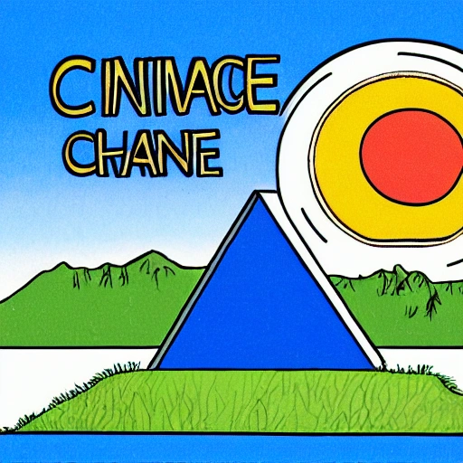 climate change , 90's illustration style
