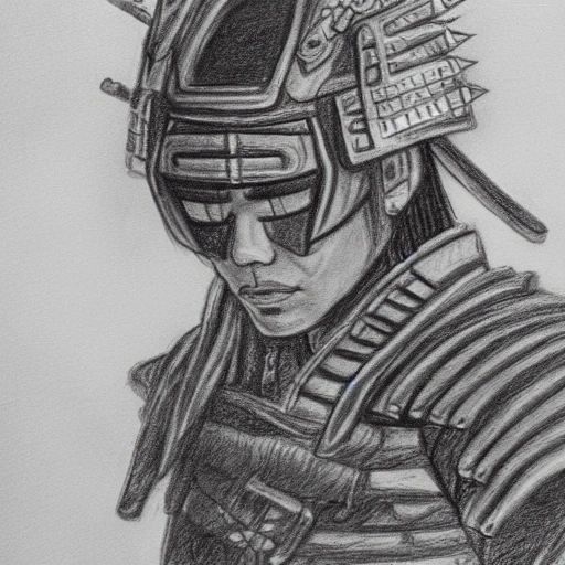 Samurai Drawing Reference and Sketches for Artists