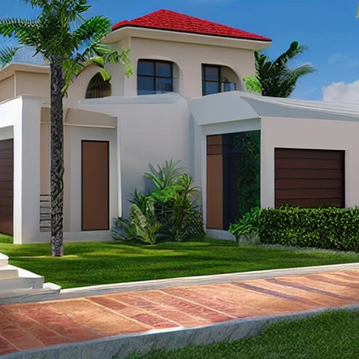 caribbean ya'ab house real estate logo brand