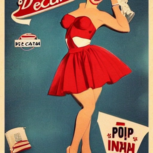 pin up decada de 60 nos EUA 
