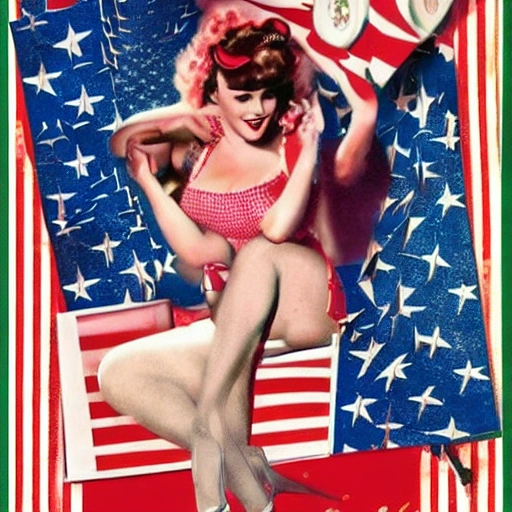 pin up decada de 50 nos EUA  , , Trippy