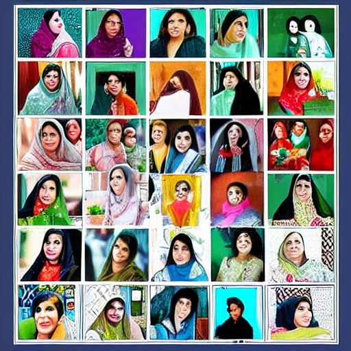 Focus on family and community: Finally, you could create a poster that emphasizes the importance of women in maintaining family and community values. Pakistani culture places a strong emphasis on family and community ties, and women are often at the center of these relationships. You could create an image or use a photograph of a family or community gathering with women as the central figures., Cartoon