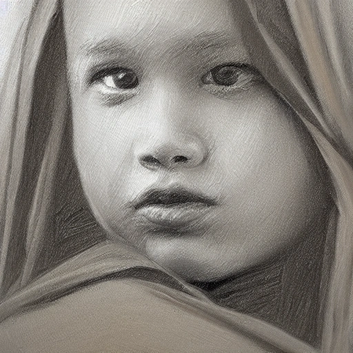 , Oil Painting, Pencil Sketch