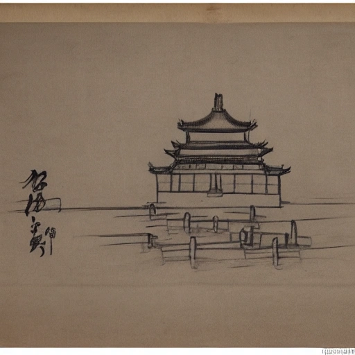 列宁在中国60年代街头上吃饭
, Pencil Sketch