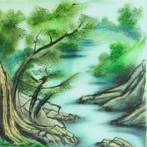 How to Draw a River  Really Easy Drawing Tutorial